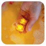 DANIEL TYGRYSEK  GLO PALS 4 KOSTKI  sensoryczne świecące w wodzie - zabawka kąpielowa 