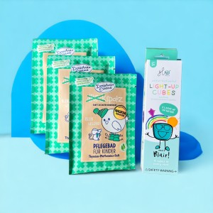 DUET IDEALNY PROZDROWOTNY 3X SÓL BĄDŹ ZDRÓW + GLO PALS KOSTKI NIEBIESKIE BLAIR (4 SZT)