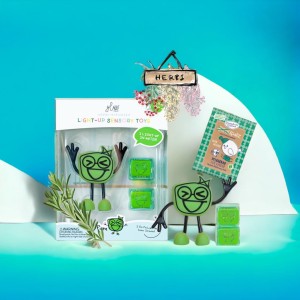 DUET IDEALNY PROZDROWOTNY 3X SÓL BĄDŹ ZDRÓW + GLO PALS  LUDZIK PIPPA  + 2 KOSTKI