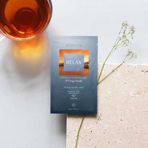 Relaksująca sól do kąpieli 60g RELAX - kombinacja drzewnych i gorzkich aromatów - DRESDNER ESSENZ