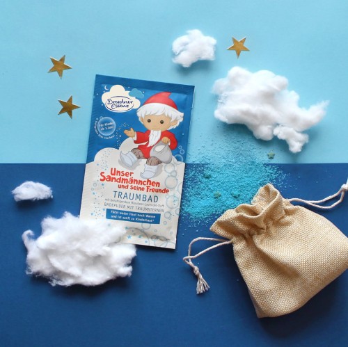 KĄPIEL MARZEŃ z GWIAZDKAMI - kolekcja na licencji - Little Sandman i przyjaciele 60g - DRESDNER ESSENZ