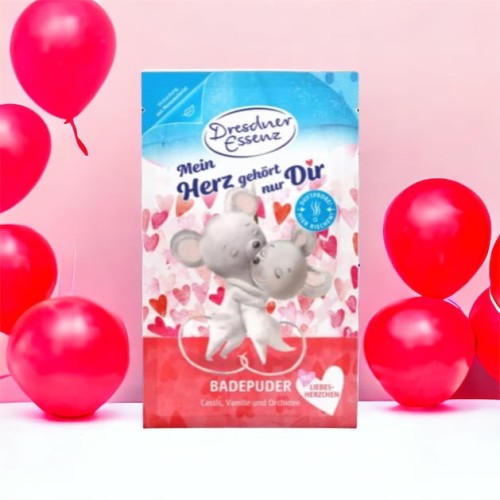 MOJE SERCE NALEŻY TYLKO DO CIEBIE - puder do kąpieli 60g - DRESDNER ESSENZ