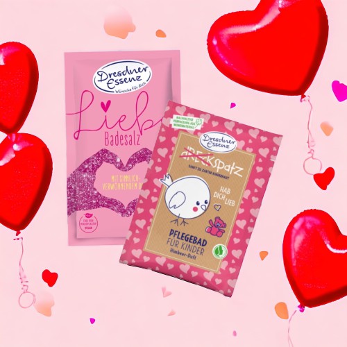 LOVE BOX - zestaw pełen MIŁOŚCI - zestaw 2 soli do kąpieli - MIŁOŚĆ X KOCHAM CIĘ