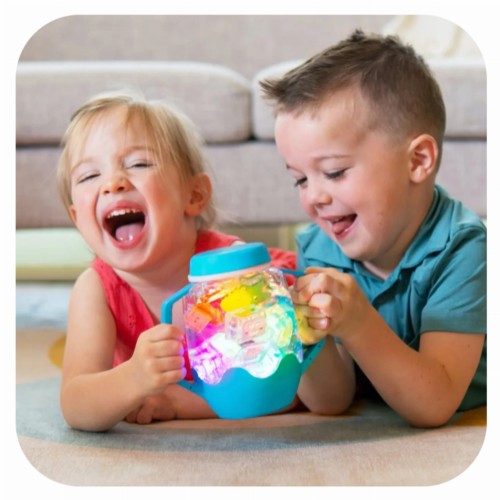 Glo Pals, Słoik sensoryczny do napełnienia wodą, kolor NIEBIESKI