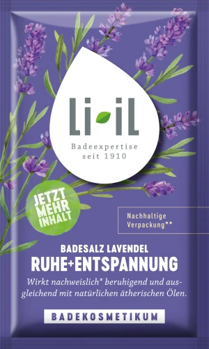 ODPOCZYNEK I RELAKS - sól do kąpieli LAWENDA 80g - Li-iL