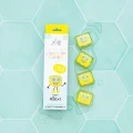 NOWY Glo Pals, Kostki sensoryczne świecące w wodzie Alex - zabawka kąpielowa, kolor żółty