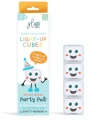 NOWY Glo Pals, Kostki sensoryczne świecące w wodzie Party Pal - zabawka kąpielowa, wielokolorowa