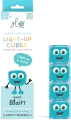 NOWY Glo Pals, Kostki sensoryczne świecące w wodzie Blair - zabawka kąpielowa, kolor turkusowy