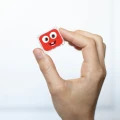 NOWY Glo Pals, Kostki sensoryczne świecące w wodzie Sammy- zabawka kąpielowa, kolor czerwony