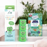 ZESTAW Glo Pals, Kostki sensoryczne świecące w wodzie Pippa PLUS płyn ODDYCHAJ SWOBODNIE 40ml 