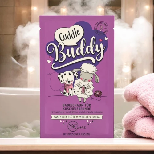 coming soon - CUDDLE BUDDY pianka dla milutkich przyjaciół 60g - DRESDNER ESSENZ