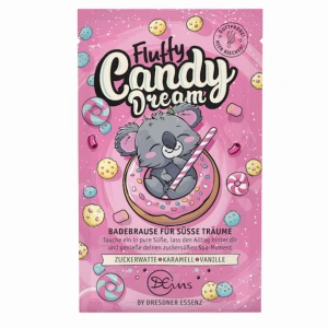  FLUFFY CANDY DREAM - cukierkowa pianka do kąpieli 60g - DEins - DRESDNER ESSENZ