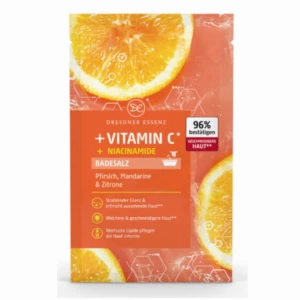 WITAMINA C + NIACYNIAMID - aktywna sól do kąpieli 80g - DRESDNER ESSENZ