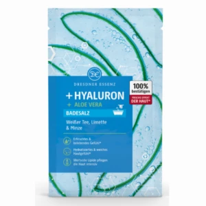 KWAS HIALURONOWY + ALOES - aktywna sól do kąpieli 80g - DRESDNER ESSENZ