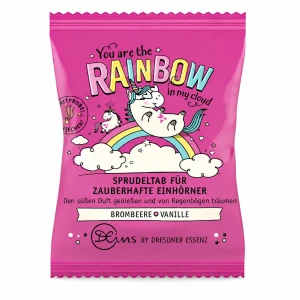 „JESTEŚ TĘCZĄ W MOJEJ CHMURZE" - sól bąbelkowa - DRESDNER ESSENZ