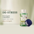 DE-STRESS sól do kąpieli z solą Epsom 600 g – rumianek, konopie, wetiwer | Dresdner Essenz