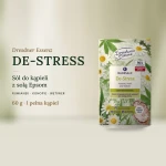DE-STRESS sól do kąpieli z solą Epsom 60 g – rumianek, konopie, wetiwer | Dresdner Essenz