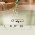 ABSOLUTNY RELAKS sól do kąpieli z solą Epsom 600 g – melisa indyjska, paczula, konopie | Dresdner Essenz